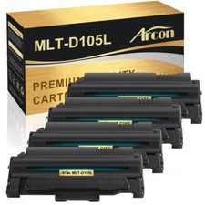 4PK MLT-D105L MLTD105S Toner Cartridge Fit For Samsung SCX-4623F ML-2580n SF-650 picture