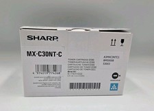 Genuine Sharp MX-C30NT-C MX-C30NTC Cyan Toner Cartridge picture