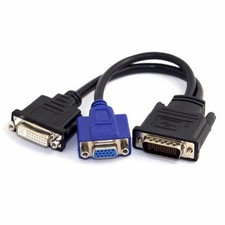 Cable LFH 60Pin DMS 59pin Male to Dual DVI 24+5 Female VGA RGB 15pin Female S... picture