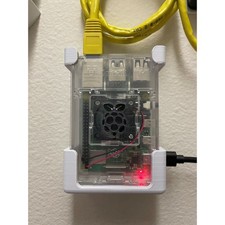 Raspberry Pi 4 Canakit wall mount 3d Printed picture