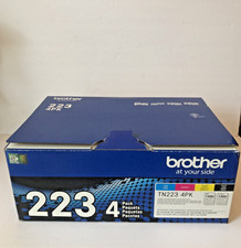 Brother TN223 Black And Cyan, Magenta, Yellow Toner Cartridges, Pack Of 4, TN223 picture