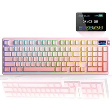 AULA NOVA 99 96% Wireless Mechanical Gaming Keyboard Hot Swap RGB TFT picture