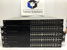 LOT Of 5 Cisco  SF300-24P 24 Port PoE Managed Ethernet Switches SRW224G4P-K9 V02 picture