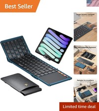 Multi-Functional Portable Keyboard with Trackpad & PU Leather Bag - Travel Ready picture