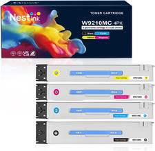 4-Pack Toner Cartridge Black Cyan Magenta Yellow W9210MC With Chip BN picture
