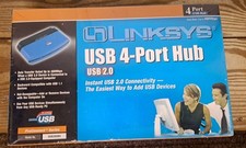 Linksys USB2HUB4 USB 4-Port Hub, USB 2.0, NIB picture