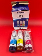 Epson 502 EcoTank Ultra High Capacity Cyan Magenta Yellow Ink Bottle Multipack  picture