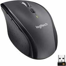 👍Logitech M705 Marathon Large Wireless Optical Mouse LOW PRICE Graphite picture