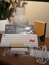 NuPhy Halo75 v1 Tri-Mode Mechanical Keyboard for macOS/Windows, White picture