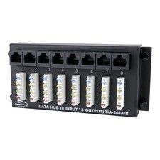 Construct Pro 8 X 8 Data Patch Panel Module Network Connection Equipment picture