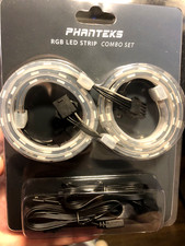 MSI Phanteks Gaming 2x RGB LED 12V STRIP Magnetic 400mm Asus Aura & RGB FUSION picture