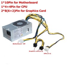 For Lenovo TFX Erazer M310 M410 510S M510 500W Power Supply FSP500-20TGBAB 10+4P picture