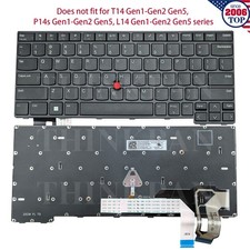 New US Keyboard for Lenovo Thinkpad T14 Gen3 Gen4 P14s Gen3 Gen4 L14 Gen3 Gen4 picture