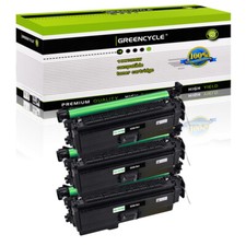 3PK CE260A BK Toner Cartridge Fits for HP 647A Laserjet CP4025 CP4525n CP4025n picture