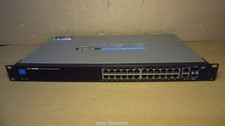 Cisco SLM224P 24-Port 10/100 + 2x miniGBIC/SFP With PoE Smart Switch +RACK MOUNT picture
