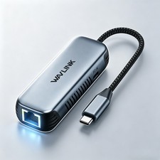 USB-C to 2.5/5Gbps Ethernet Adapter 95W PD High-Speed RJ45 Ethernet Adapter picture