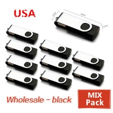 Bulk Lot (16MB-64GB) Black U Disk USB 1.0/2.0 Memory Stick Pen Flash Drives Gift picture
