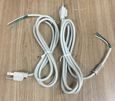 TWO- 6ft 18 Gauge 3 Prong Heavy Duty Replacement Power Supply Cord Cable 120VAC picture