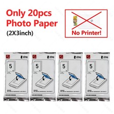 HPRT MT53 Zink 2x3in Photo Paper 20 Sheets Sticky Back - Paper Only picture