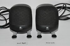 Logitech Z-640 Computer System 2x Satellite Speakers Front Left & Right picture