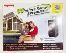 DIAMOND - WIRELESS RANGE EXTENDER - WR300N (BRAND NEW SEALED) picture