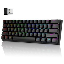 Pauroty 60% Wireless Mechanical Keyboard, Triple Mode 2.4G/USB-C/Bluetooth Ga... picture