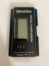 Power Supply Tester PC Computer LCD 20/24 Pin 4 PSU Untested atq picture