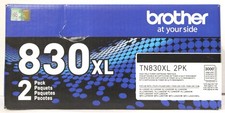 Brother TN830XL (Black) 2 Pack Toner Cartridge picture