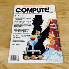 COMPUTE American home computer magazine Vol. 6, No. 8, Issue 51 August 1984 picture