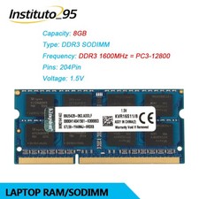 Kingston 8GB SODIMM DDR3 1600MHz PC3-12800 Laptop NB Memory RAM 1.5V 204Pin 2Rx8 picture