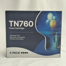 GOTOBY TN760 Toner Cartridge Replacement High Yield for Brother 4-Pack picture