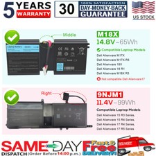 Battery For Dell Alienware 17 18 17X 18X 15 R3 R4 17 R4 R5 Series HF250 9NJM1 picture