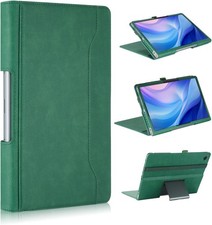 Case for Lenovo Tab Plus 11.5 inch Tablet, PU Leather Folding Stand Cover, Dark picture