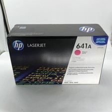 HP 641A Magenta LaserJet Toner Cartridge C9723A OEM New Open Box Sealed Bag picture