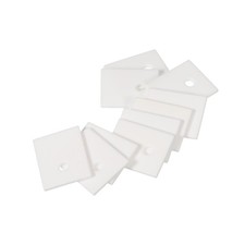 Alumina Ceramic Sheet Cooling Pad Insulating 30pcs 3.5mm Hole 25x20x2mm picture