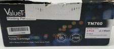 Value Toner TN760 Toner Cartridge 2 Pieces - Black picture