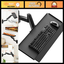 Adjustable Wall-Mounted Keyboard Tray, Sit-Stand 26
