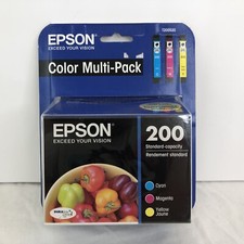 Genuine Epson 200 (T200520) Color Multi-Pack Ink Cartridges, Exp 12/2018 picture