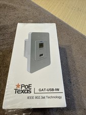 POE Texas GAT-USB-IW 1 Port In-Wall Gigabit PoE Extender w/ IEEE 802.3bt Uplink picture