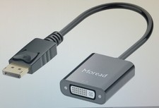 Gold-Plated Display Port to DVI-D Adapter (Male to Female) by Moread. New picture