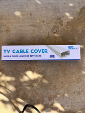 YCLYC Self-Adhesive Cable Cover White 3.1 x 1.3in, Total 39in, 3 Pack picture