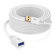 10FT USB Extension Cable Type A Male to Female USB 2.0 Data Cord White picture