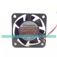 SUNON KDE1204PFB1-8 DC12V 0.7W 4CM 4010 Silent 2-Wire Fan Cooling Fan picture