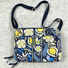 Vera Bradley Ellie Blue Hard Shell Case Kindle iPad Tablet Crossbody w/ Strap picture