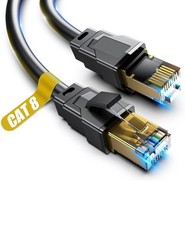 Cat 8 Ethernet Cable, 100FT High Speed Heavy Duty 26AWG Cat8 LAN Network Cable picture