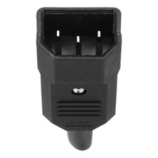 AC110-250V 10A Male IEC320 C14 Power Socket 3 Terminals Panel Mount 1 Pcs picture
