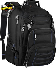 18.4 Inch Laptop Backpack Extra Large Travel Backpack with USB Charger Port picture