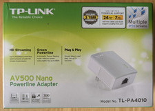 TP-Link AV500 Nano Powerline Adapter TL-PA4010 Plug & Play *Open Box* picture