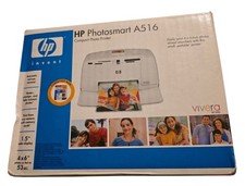 HP Photosmart A516 Digital Compact Color Photo Inkjet Printer 4x6 picture