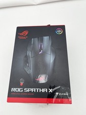 ASUS ROG Spatha Wireless MMO Gaming Mouse P707 Charging Dock Case Open Box picture